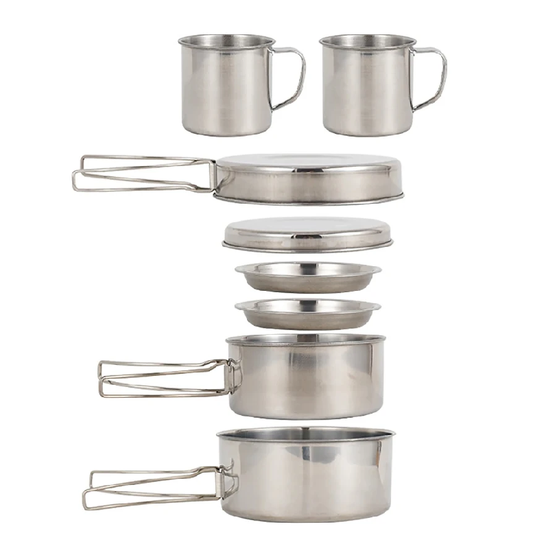 Camping Cooking Disc - طقم أواني طهي للتخييم مكون من