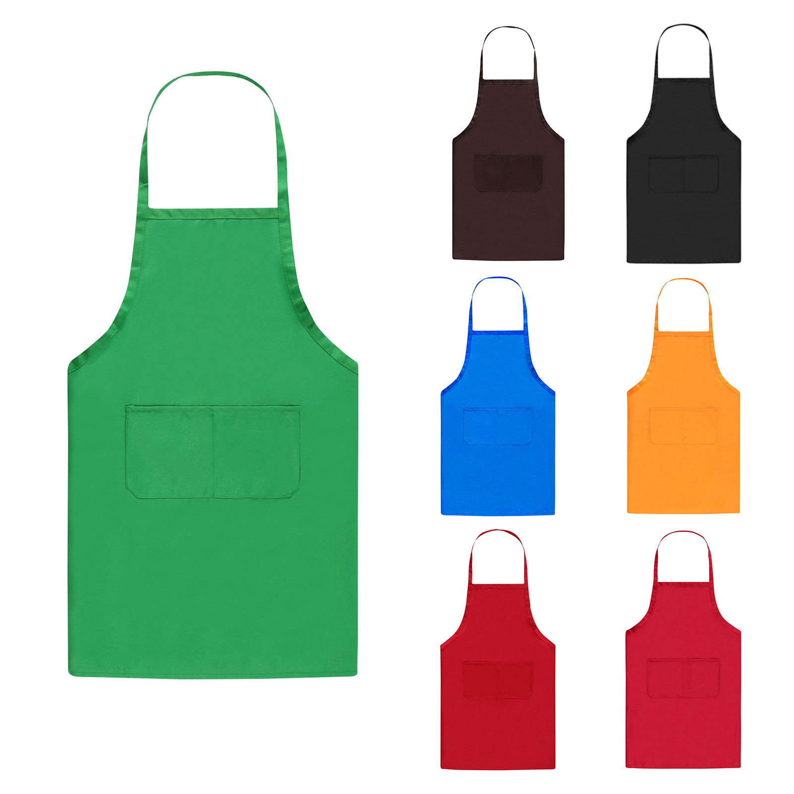 Camping Cooking Apron - مريلة عادية للنساء والرجال مع جيوب