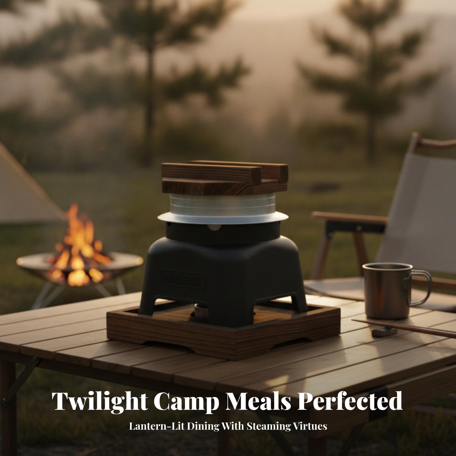 Camping Cooking Rice - طباخة أرز محمولة للاستخدام الخارجي، أدوات