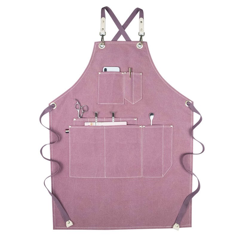 Camping Cooking Apron - مريلة الطبخ للجنسين مع جيوب أداة