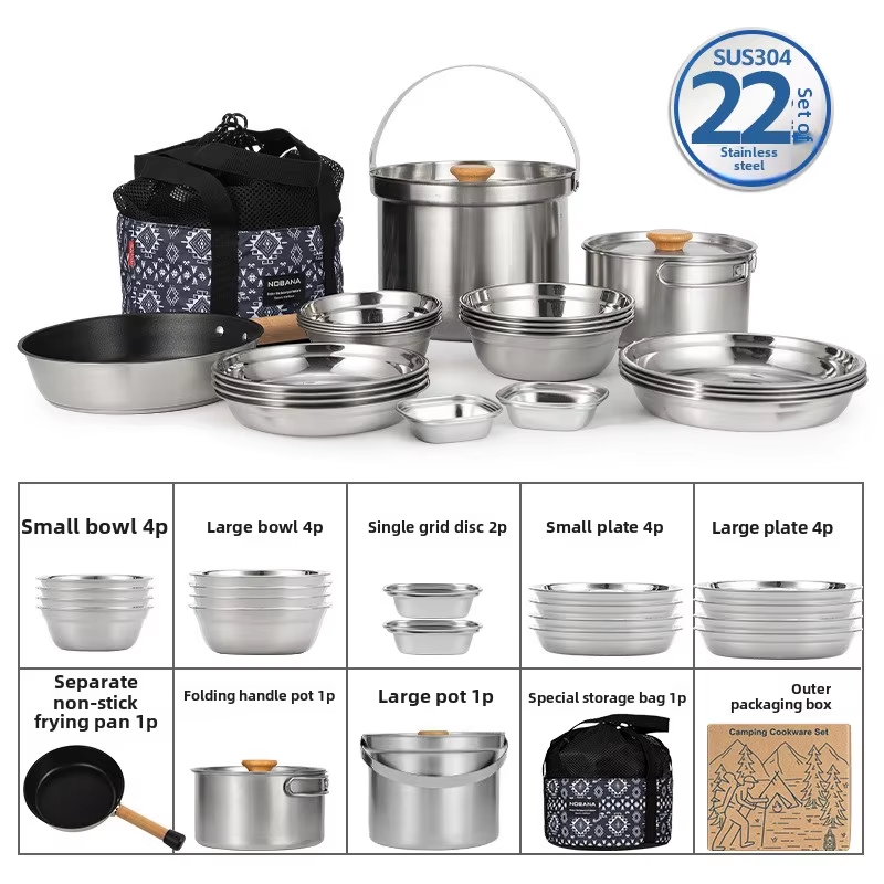 Camping Cooking Utensil Set - NOBANA أحدث في الهواء الطلق أوانٍ