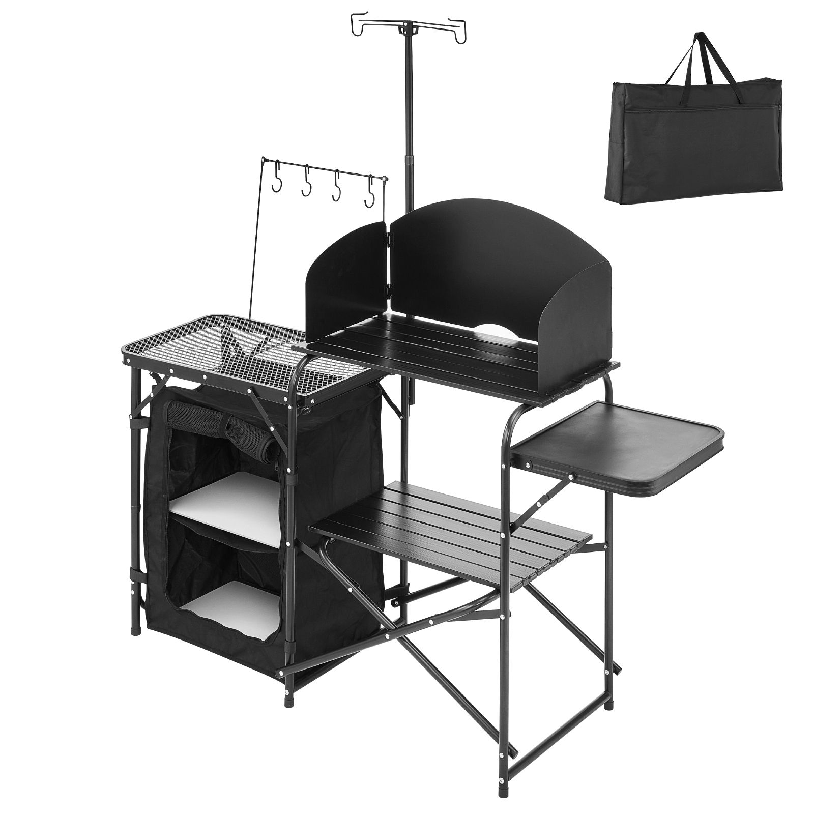 Camping Cooking Cupboard - طاولة مطبخ للتخييم، طاولة طهي خارجية،