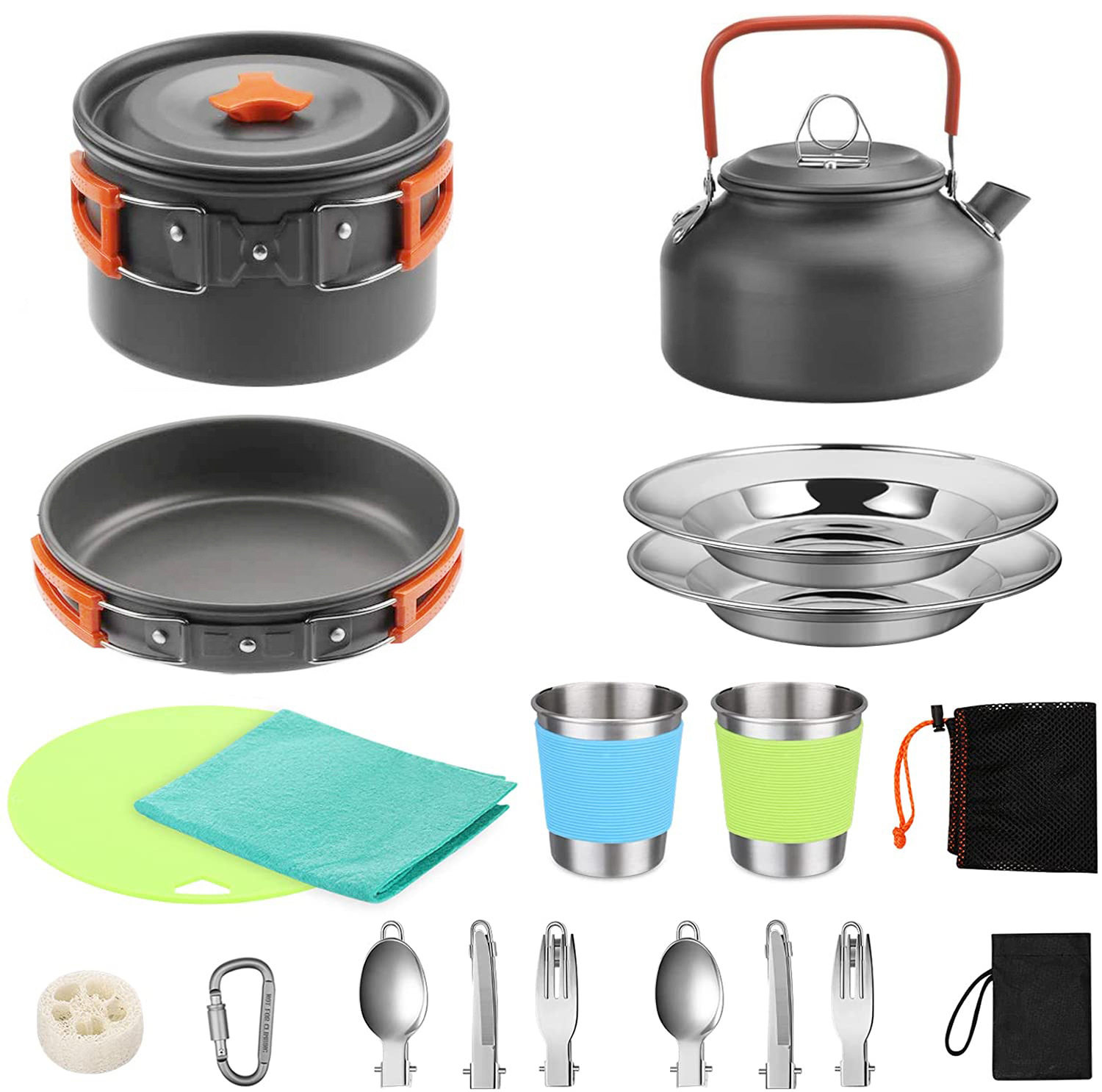 طقم طهي للتخييم في الهواء الطل - مراجعة Camping Cooking Kettle وسعره