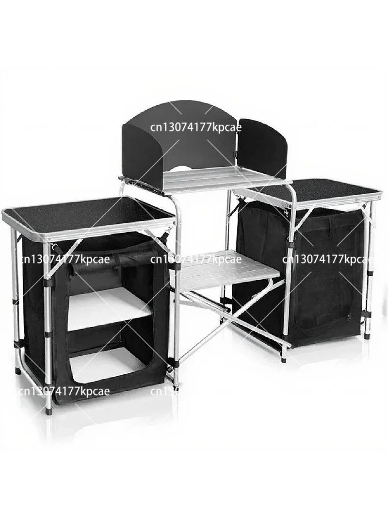 طاولة تخييم خفيفة الوزن من الأ - مراجعة Camping Cooking Table With Storage وسعره
