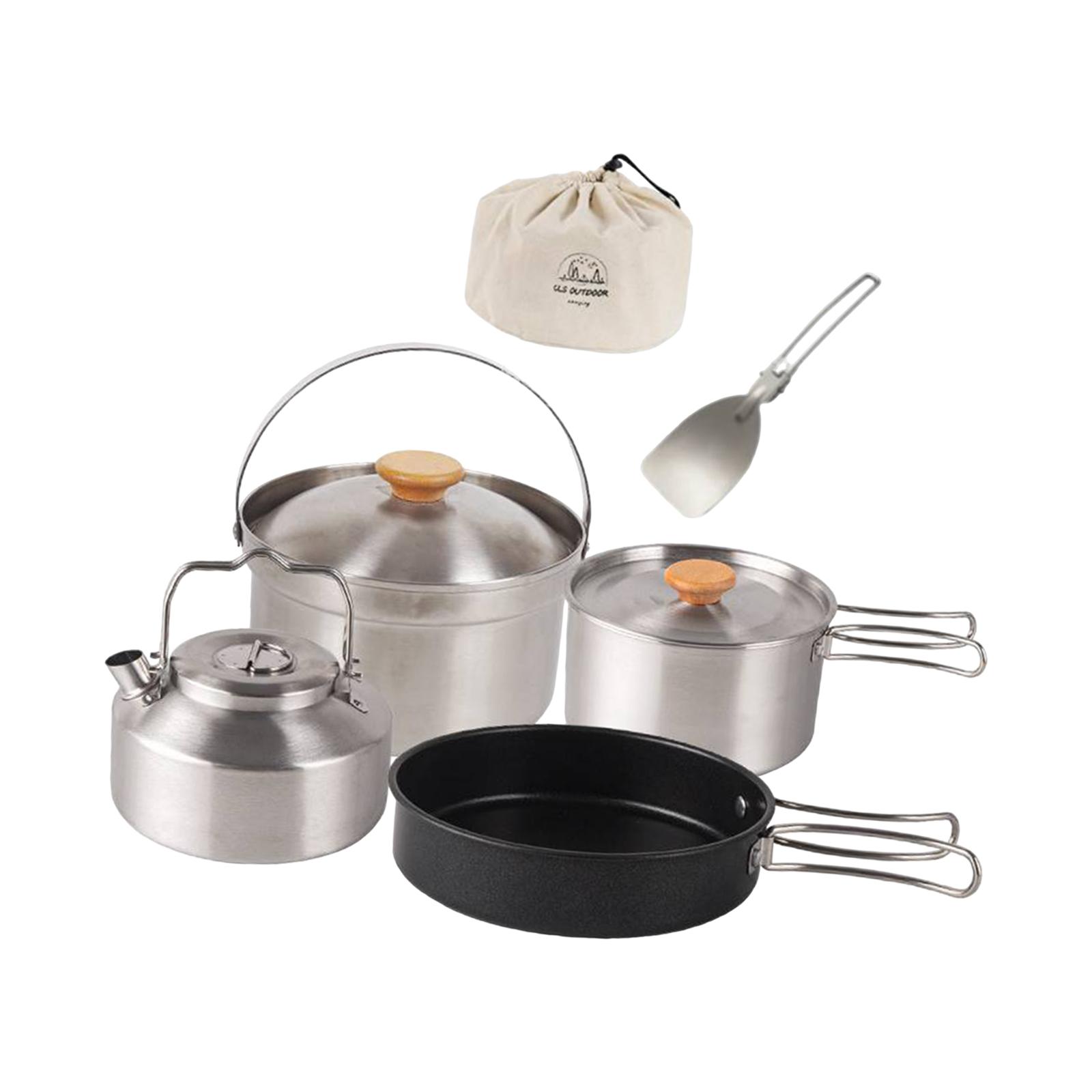 أدوات طهي للتخييم، مقلاة محمول - مراجعة Camping Cooking Kettle وسعره