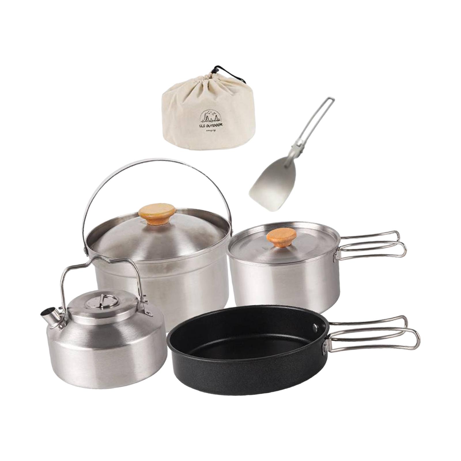 أدوات طهي للتخييم، مقلاة محمول - مراجعة Camping Cooking Kettle وسعره
