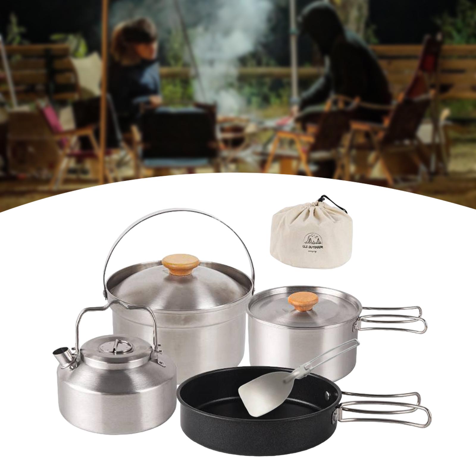 أدوات طهي للتخييم، مقلاة محمول - مراجعة Camping Cooking Kettle وسعره