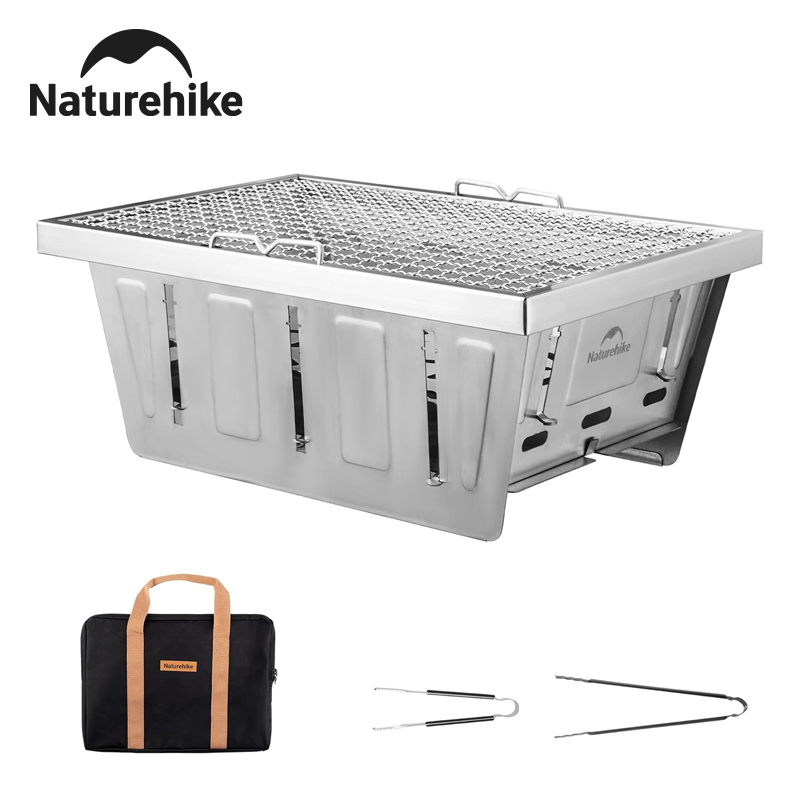 Naturehike التخييم شواية الفحم - مراجعة Camping Cooking Cupboard وسعره