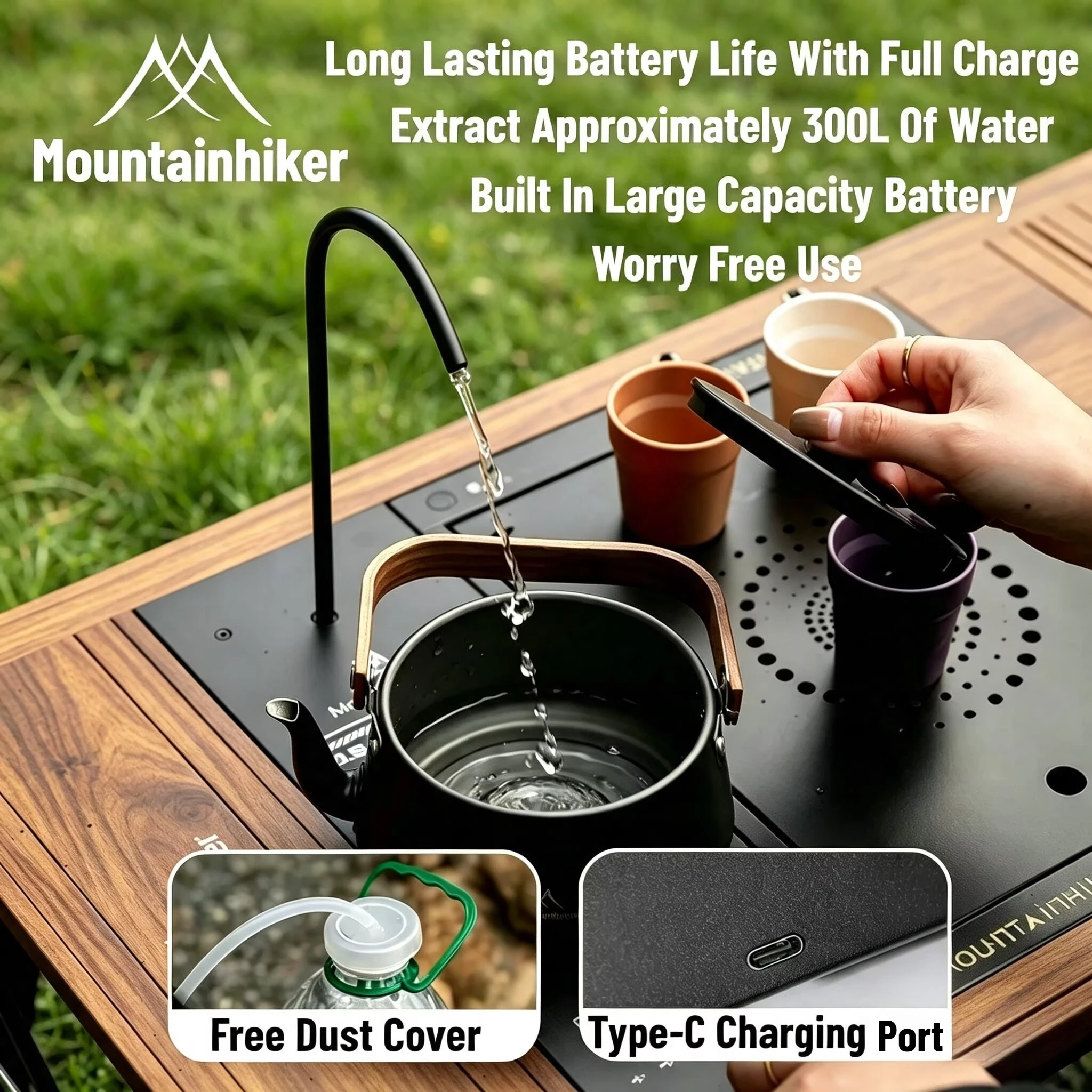 موزع مياه كهربائي IGT للتخييم، - مراجعة Camping Cooking Disc وسعره