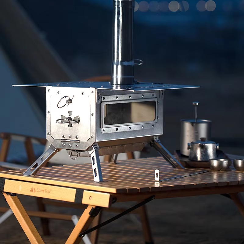 موقد خشب محمول للتخييم في الهو - مراجعة Camping Cooking Tent وسعره