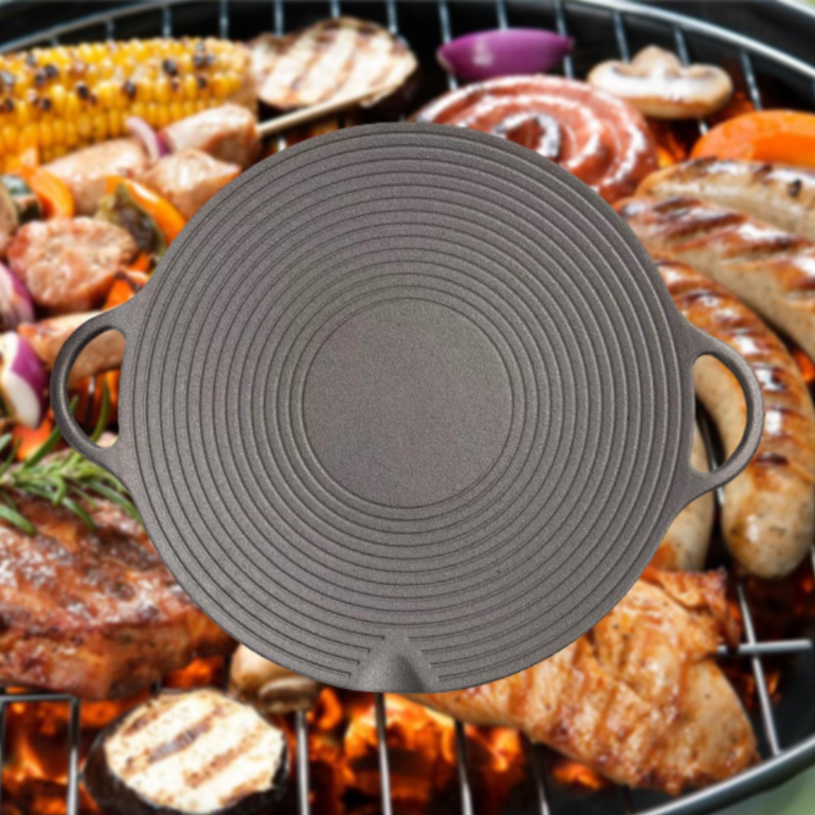 مقلاة شواء دائرية من الحديد ال - مراجعة Camping Cooking Without Gas وسعره