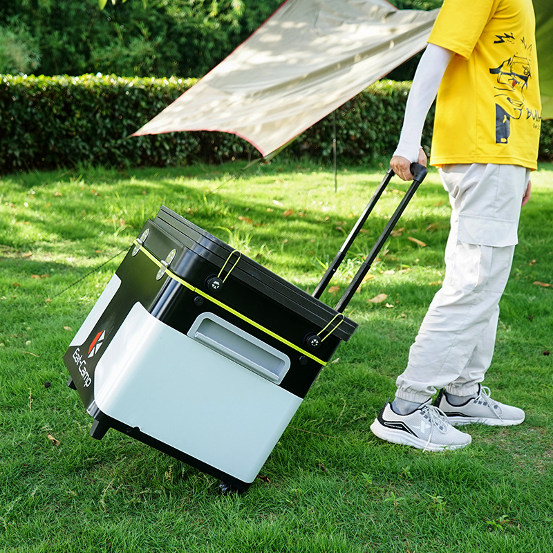 طاولة مطبخ متنقلة للتخييم، محط - مراجعة Camping Cooking Table With Storage وسعره