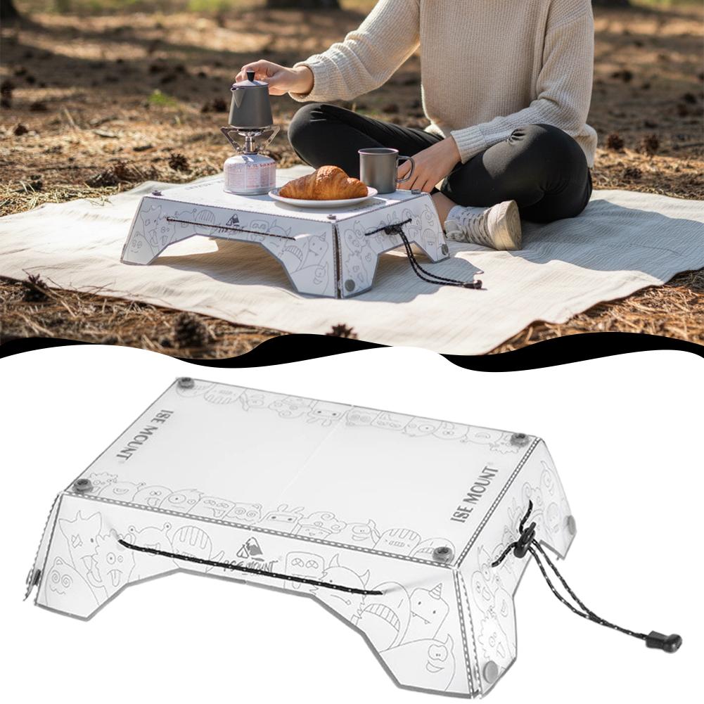 طاولة تخييم محمولة متعددة الطي - مراجعة Camping Cooking Table With Storage وسعره