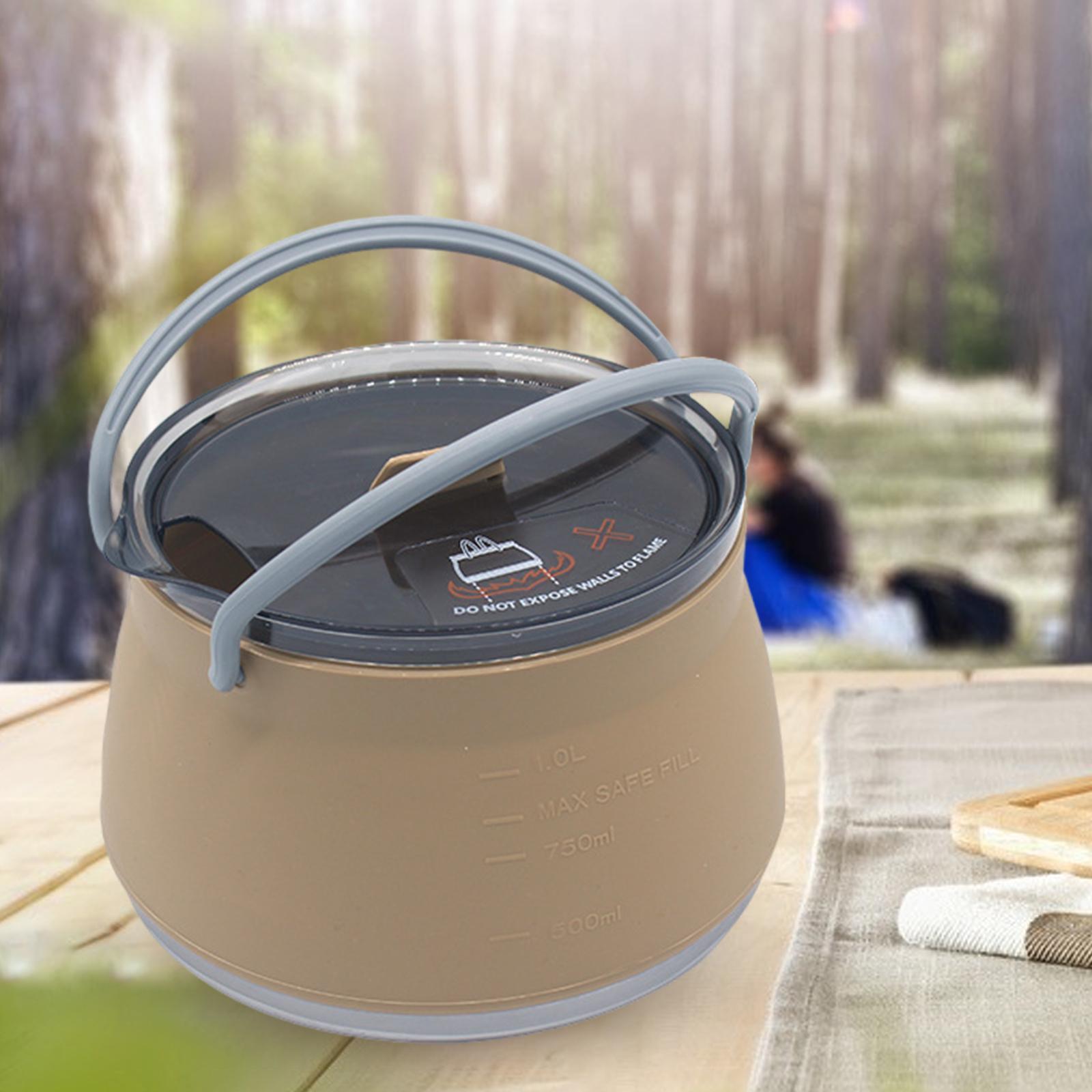 وعاء طهي سيليكون قابل للطي للت - مراجعة Camping Cooking Kettle وسعره