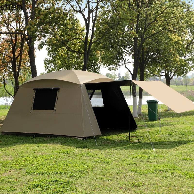 مظلة خارجية مقاومة للبعوض، خيم - مراجعة Camping Cooking Canopy وسعره