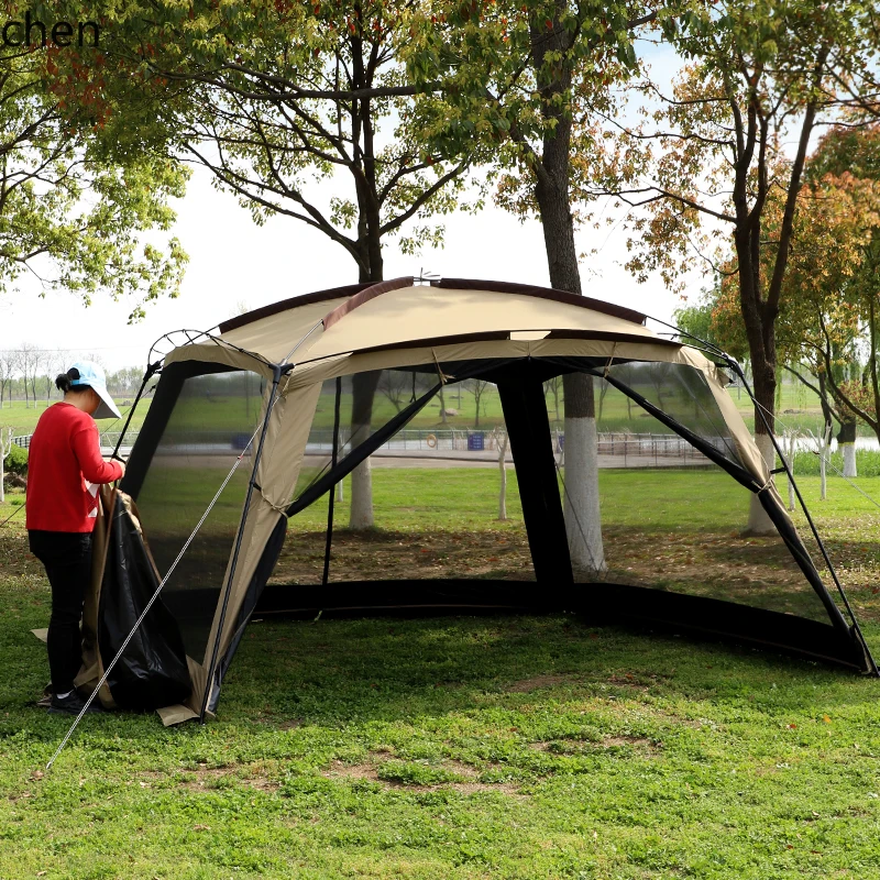 مظلة خارجية مقاومة للبعوض، خيم - مراجعة Camping Cooking Canopy وسعره