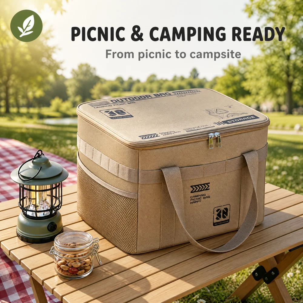 حقيبة تخزين أدوات الطهي للتخيي - مراجعة Camping Cooking Cupboard وسعره