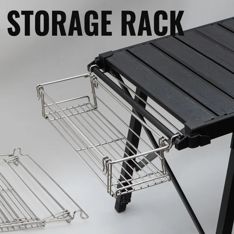 رف تخزين جانبي من الألومنيوم ل - مراجعة Camping Cooking Table With Storage وسعره