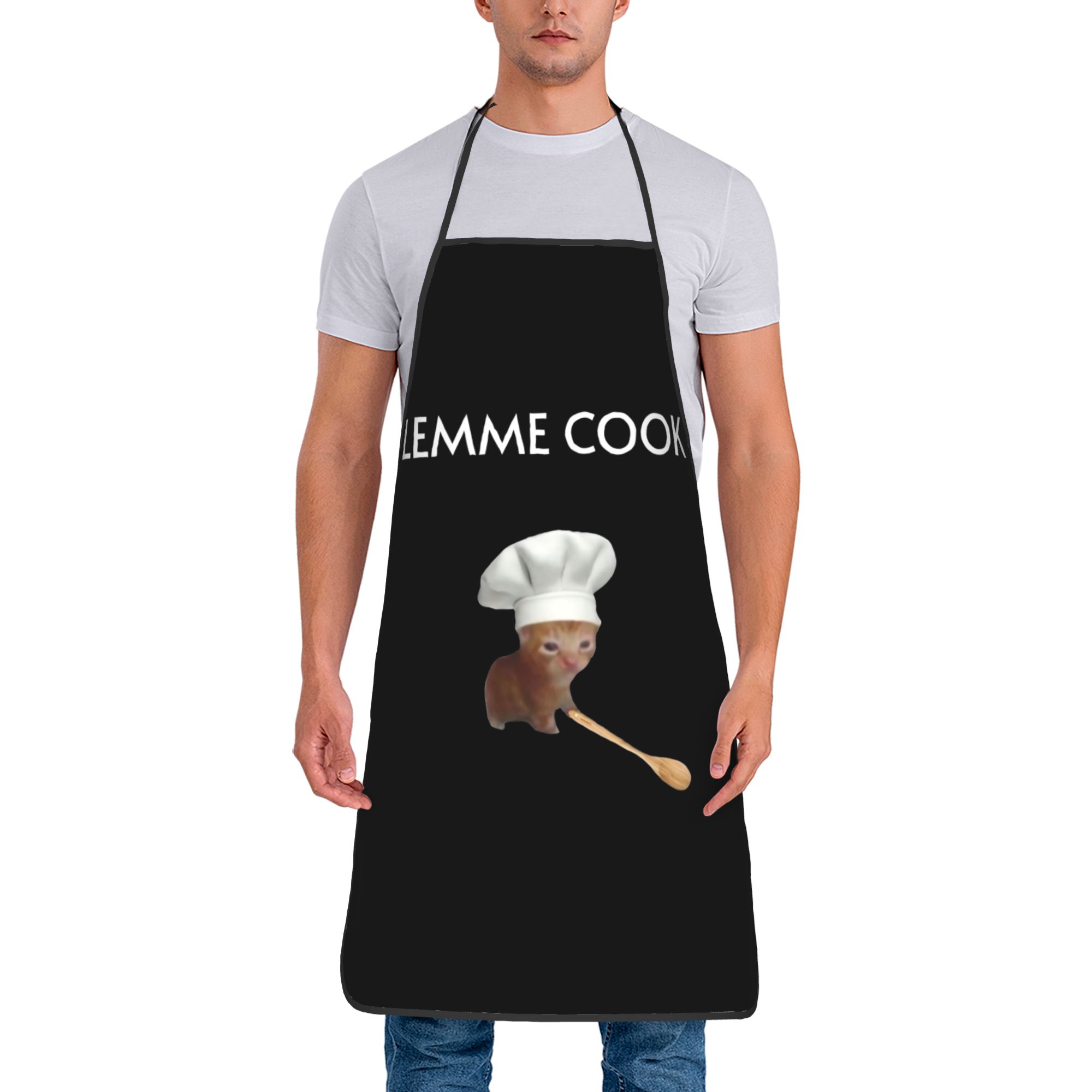 مريلة طهي بتصميم شيف كات كيتن  - مراجعة Camping Cooking Apron وسعره