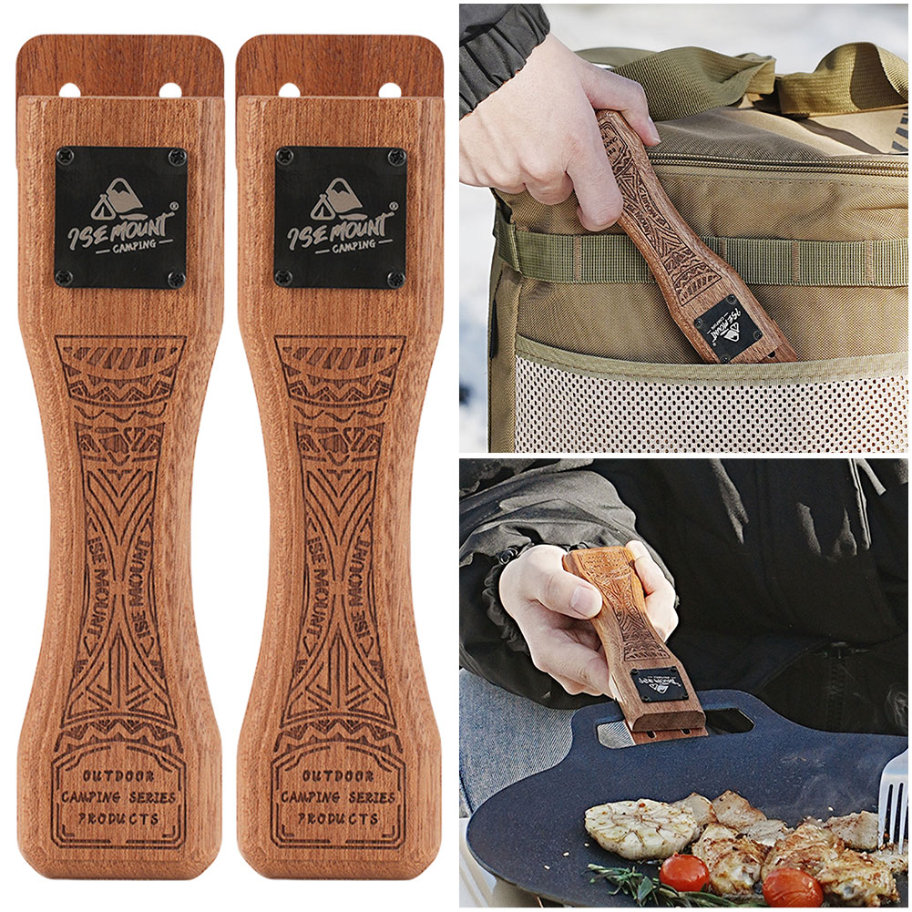 مقلاة شواء خشبية طبيعية للاستخ - مراجعة Camping Cooking Disc وسعره