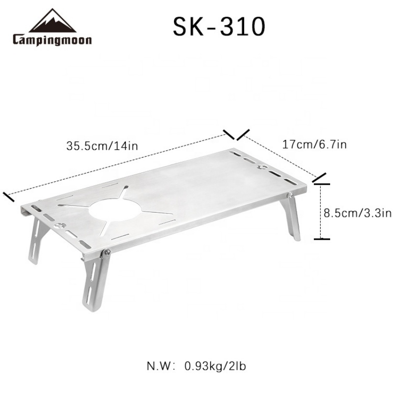 شواية غاز محمولة متعددة الوظائ - مراجعة Camping Cooking Table With Storage وسعره