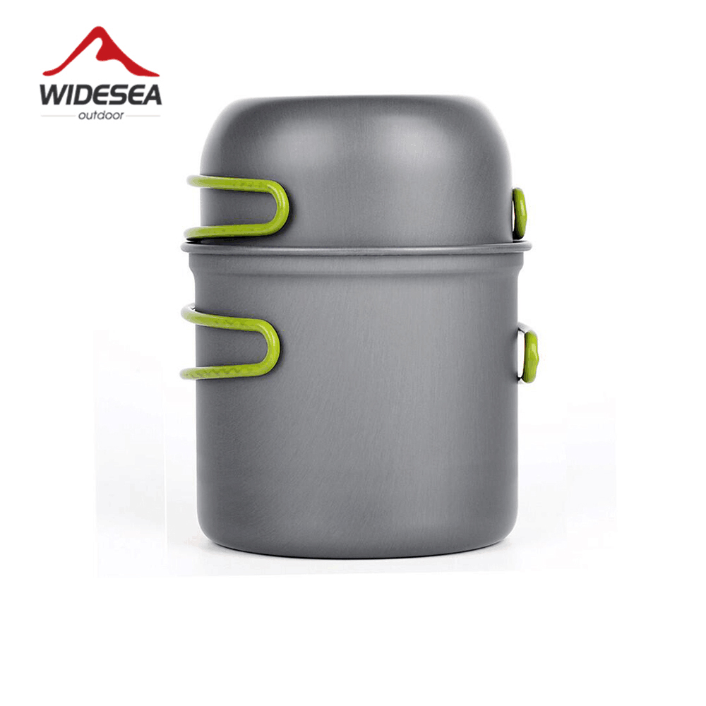 Widesea خفيفة التخييم أواني ال - مراجعة Camping Cooking Utensil Set وسعره