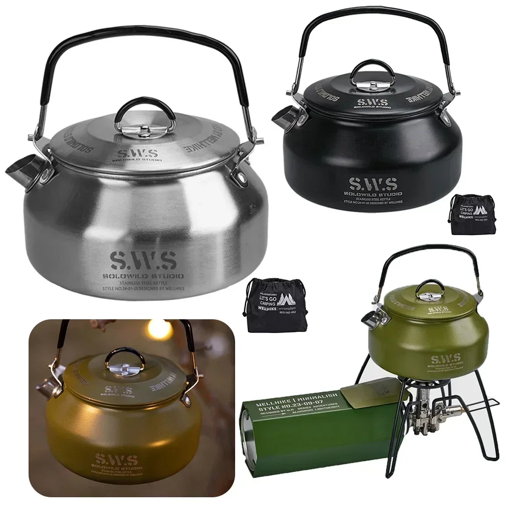 غلاية من الفولاذ المقاوم للصدأ - مراجعة Camping Cooking Kettle وسعره