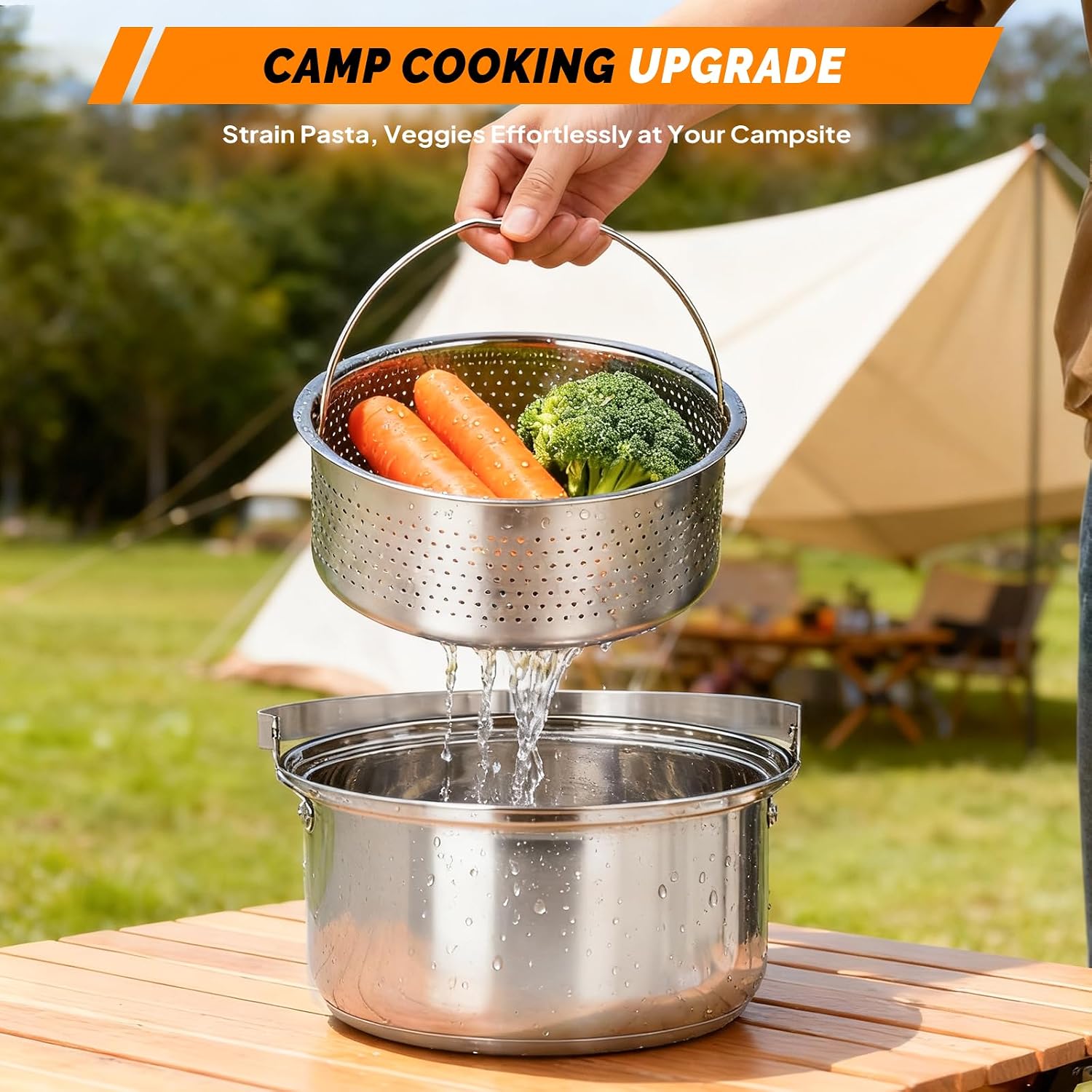 مجموعة أواني طهي مكونة من 6 قط - مراجعة Camping Cooking Kettle وسعره