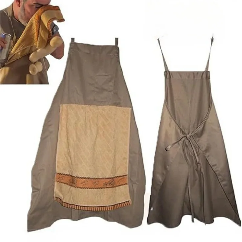 مريلة مطبخ مضحكة للمطبخ بجيب م - مراجعة Camping Cooking Apron وسعره