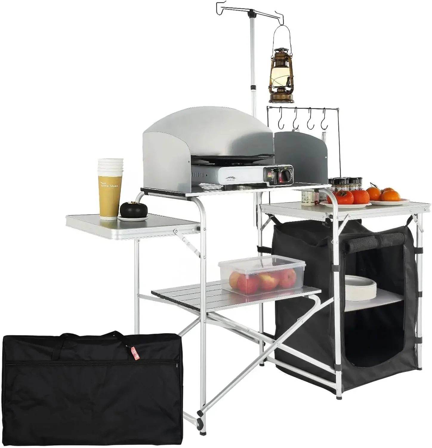 طاولة مطبخ للتخييم، طاولة طهي  - مراجعة Camping Cooking Cupboard وسعره