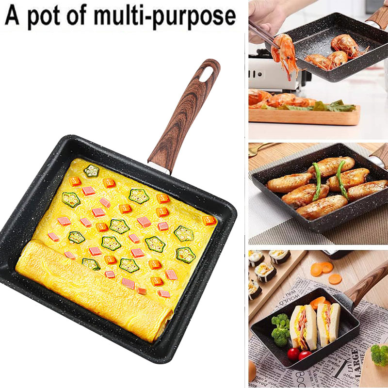 مقلاة أومليت يابانية غير لاصقة - مراجعة Camping Cooking Without Gas وسعره
