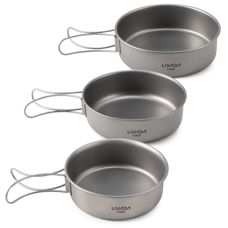 أطباق Lixada من التيتانيوم خفي - مراجعة Camping Cooking Disc وسعره