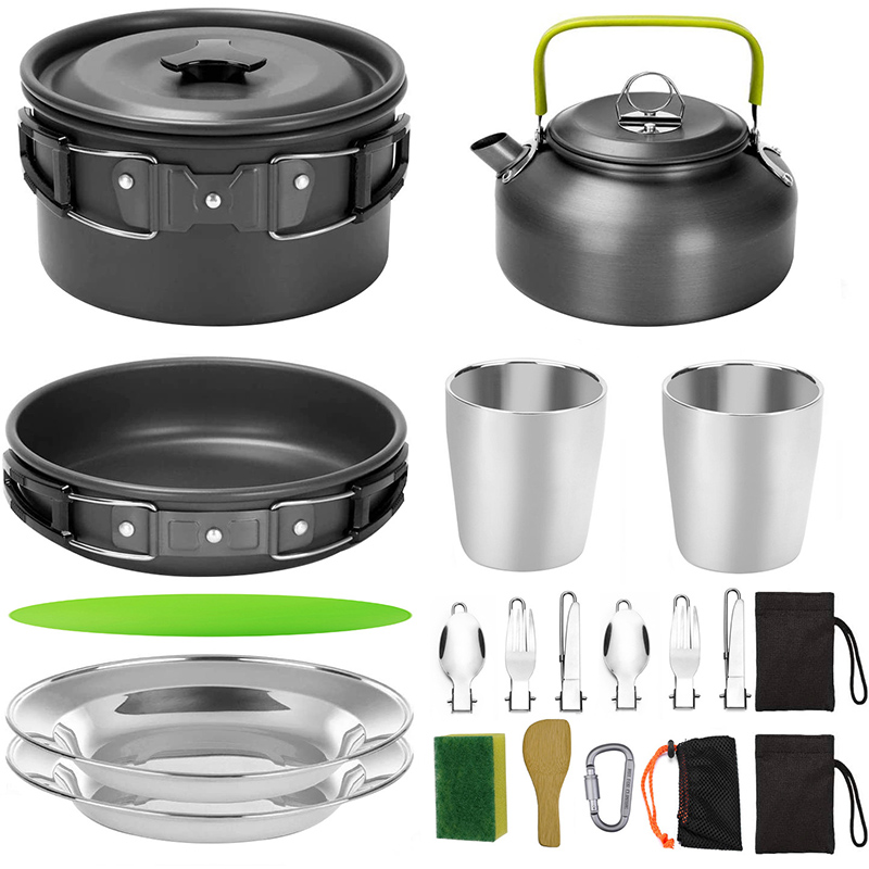 طقم أواني طهي للتخييم في الهوا - مراجعة Camping Cooking Kettle وسعره