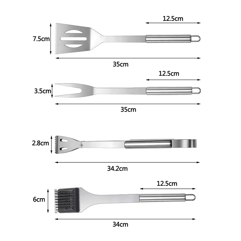 مجموعة أدوات الشواء من الفولاذ - مراجعة Camping Cooking Utensil Set وسعره