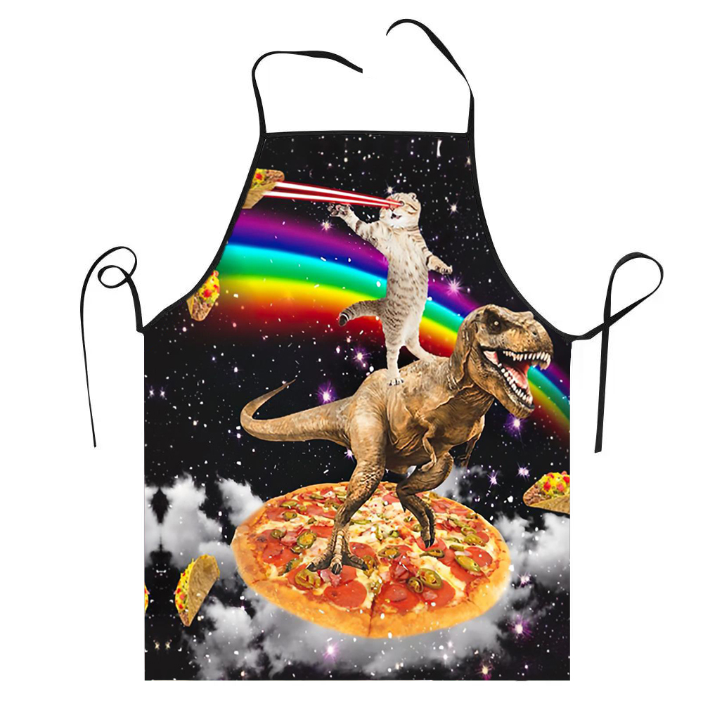 68X95cm للجنسين الفضاء البيتزا - مراجعة Camping Cooking Apron وسعره