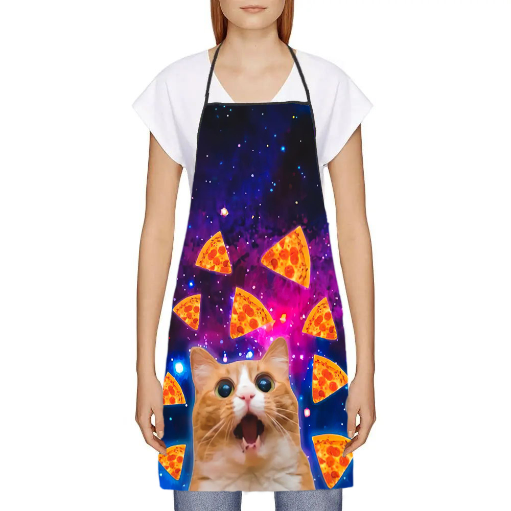 68X95cm للجنسين الفضاء البيتزا - مراجعة Camping Cooking Apron وسعره