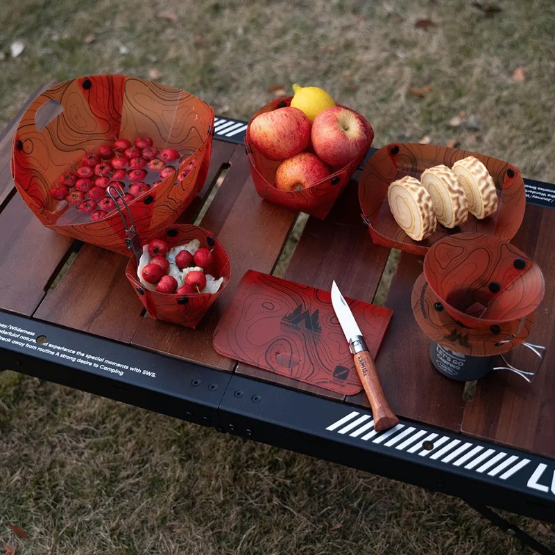 أدوات مائدة للتخييم قابلة للطي - مراجعة Camping Cooking Disc وسعره